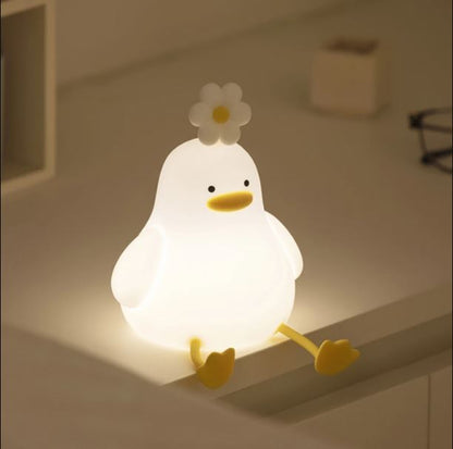 Flowerbed duck lamp