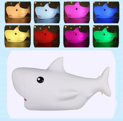 Shark silicone lamp