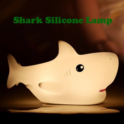 Shark silicone lamp