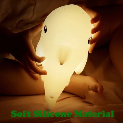 Shark silicone lamp